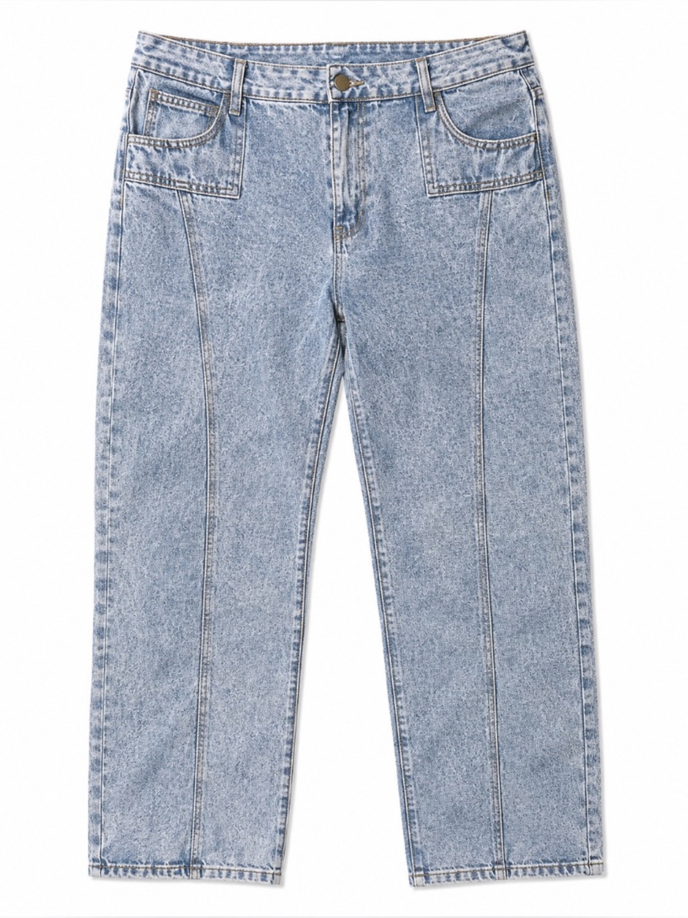 Source Unknown • XXL • Straight Leg • Denim Jeans